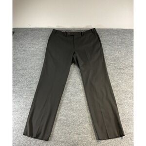 Lauren Ralph Lauren Dress Pants Men's 36x32 Black Stretch Geometric Pattern Trim